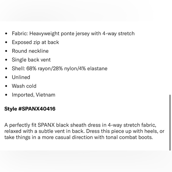 The Perfect Sheath Dress in Black - MEDIUM - Picture 8 of 8